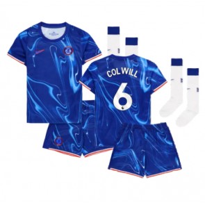 Chelsea Levi Colwill #6 Dětské Domácí dres komplet 2024-25 Krátký Rukáv (+ trenýrky)